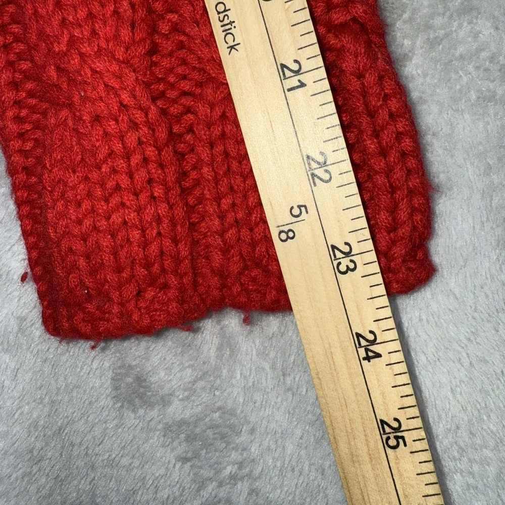 Willi Smith Ribbed Chunky Knit Turtleneck Sweater Pullover‎ Wool Italy Classic - Picture 7 of 8